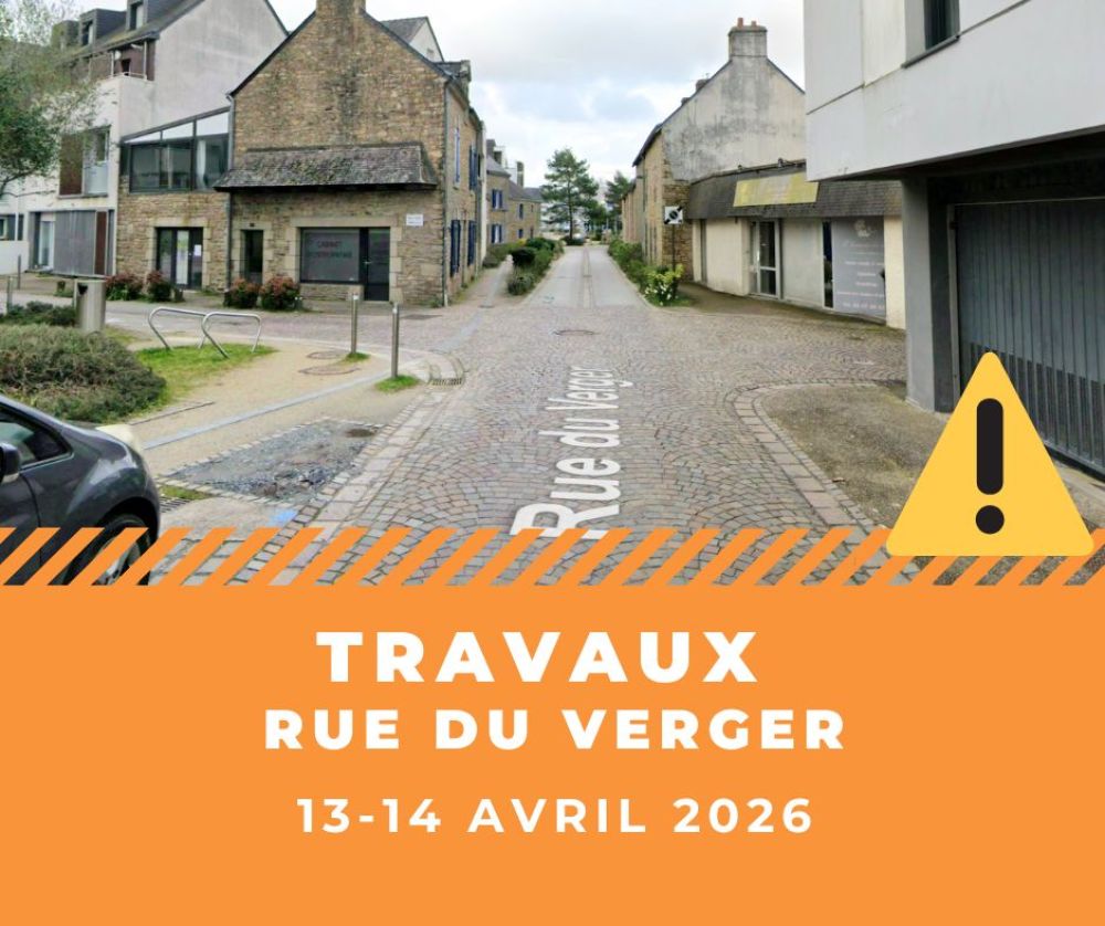Travaux rue du verger