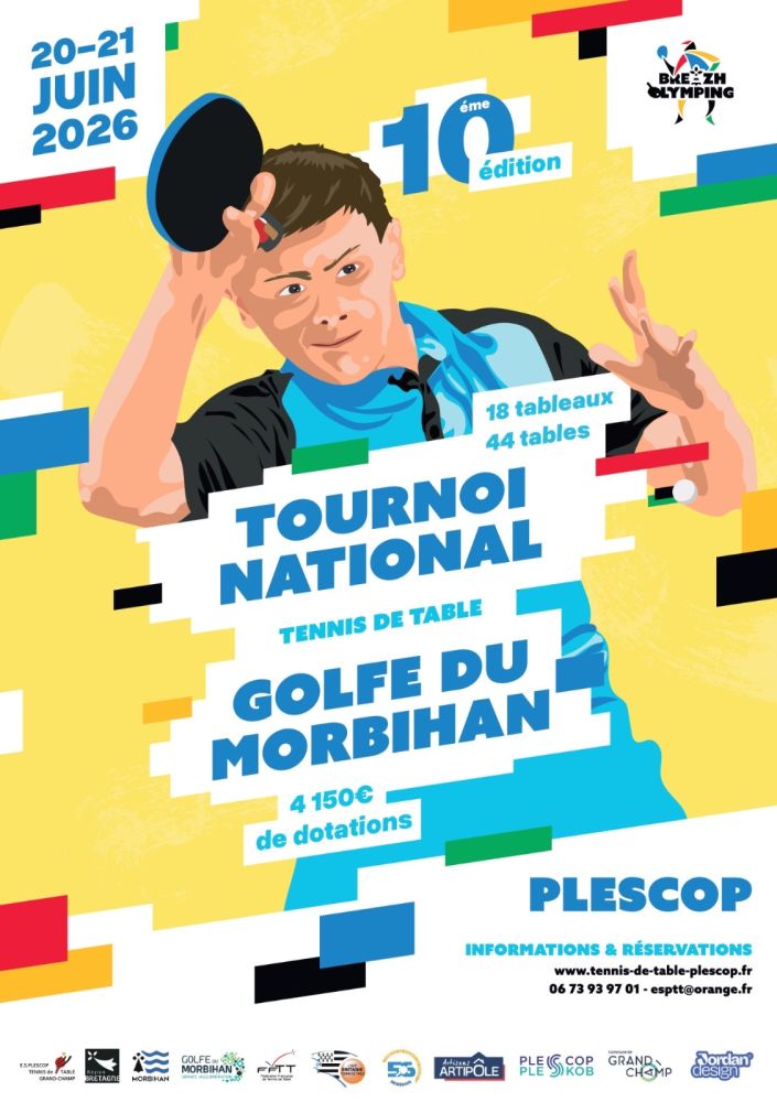 Tournoi National Golfe du Morbihan de Tennis de Table